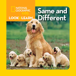 ISBN National Geographic Kids Look and Learn: Same and Different, Anglais, Couverture rigide, 24 pages