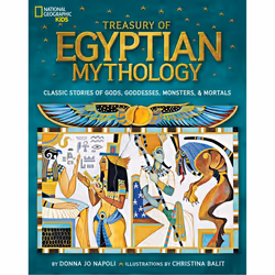 ISBN Treasury of Egyptian Mythology, Anglais, Couverture rigide, 192 pages