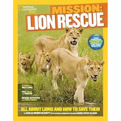ISBN National Geographic Kids Mission: Lion Rescue, Anglais, Livre broché, 128 pages