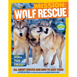 ISBN National Geographic Kids Mission: Wolf Rescue, Anglais, Livre broché, 128 pages