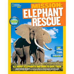 ISBN National Geographic Kids Mission: Elephant Rescue, Anglais, Livre broché, 128 pages