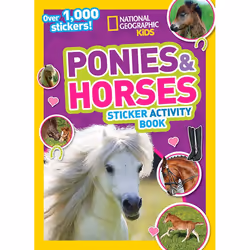 ISBN National Geographic Kids Ponies and Horses Sticker Activity Book, Anglais, Livre broché, 56 pages