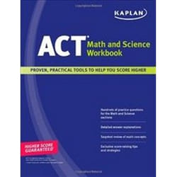 ISBN Kaplan ACT Math and Science Workbook livre Education Anglais
