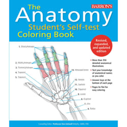 ISBN Anatomy Student's Self-Test Coloring Book livre Science Fiction Anglais
