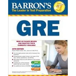 ISBN Barron's GRE with CD 20e livre Education Anglais