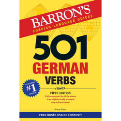 ISBN 501 German Verbs livre Education Anglais
