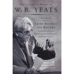 ISBN The Collected Works of W.B. Yeats Vol X: Later Article Livre de poche