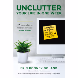 ISBN Unclutter Your Life in One Week, Anglais, Livre de poche, 256 pages
