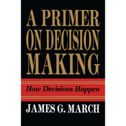 ISBN Primer on Decision Making Livre de poche