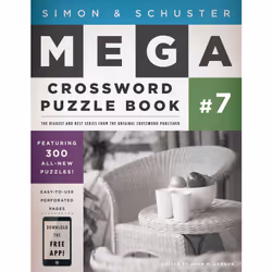 ISBN Simon & Schuster Mega Crossword Puzzle Book #7, Anglais, Livre de poche, 336 pages