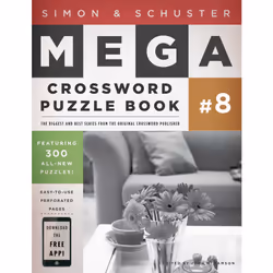 ISBN Simon & Schuster Mega Crossword Puzzle Book #8, Anglais, Livre de poche, 336 pages