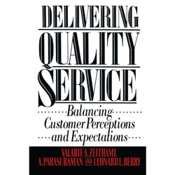 ISBN Delivering Quality Service Livre de poche