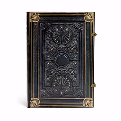 Paperblanks Nocturnelle, Motif, Noir, 240 feuilles, 120 g/m², Papier ligné, Couverture rigide