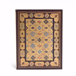 Paperblanks Chiraz, Motif, Marron, Or, 144 feuilles, 120 g/m², Papier ligné, Couverture rigide