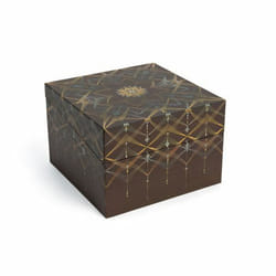 Paperblanks Bhava Boîte de rangement Carré Papier Marron