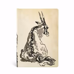 Paperblanks Oryx Solitaire, Image, Beige, 144 feuilles, 120 g/m², Papier ligné, Couverture rigide