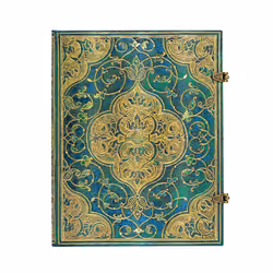 Paperblanks Turquoise Chronicles, Motif, Vert, 144 feuilles, Couverture rigide, Adulte