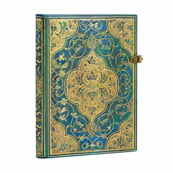 Paperblanks Turquoise Chronicles bloc-notes 240 feuilles Vert