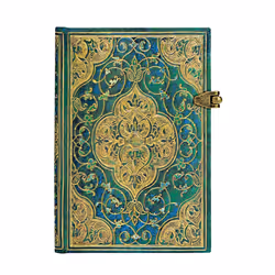 Paperblanks Turquoise Chronicles, Motif, Vert, 240 feuilles, Couverture rigide, Adulte