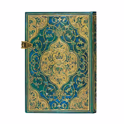 Paperblanks Turquoise Chronicles bloc-notes 240 feuilles Vert