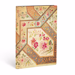 Paperblanks Filigree Floral Ivory, Motif, Multicolore, Papier ligné, Couverture souple, Adulte