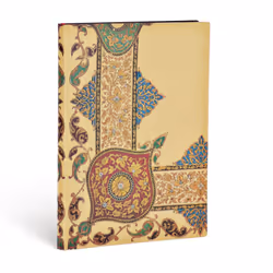 Paperblanks Visions Of Paisley Ivory Kraft, Image, Multicolore, 176 feuilles, 100 g/m², Papier ligné, Adulte
