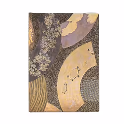 Paperblanks Ougi, Image, Multicolore, 144 feuilles, 120 g/m², Papier ligné, Couverture rigide