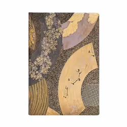 Paperblanks Ougi, Image, Multicolore, 176 feuilles, 85 g/m², Papier ligné, Couverture rigide