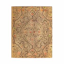Paperblanks Zahra, Motif, Jaune, 176 feuilles, 100 g/m², Papier ligné, Couverture souple