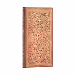 Paperblanks Golden Pathway bloc-notes 176 feuilles Rouge