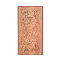 Paperblanks Golden Pathway bloc-notes 176 feuilles Rouge
