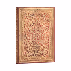 Paperblanks Golden Pathway bloc-notes 144 feuilles Rouge