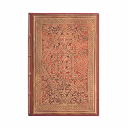 Paperblanks Golden Pathway, Motif, Rouge, 176 feuilles, 85 g/m², Couverture rigide, Adulte