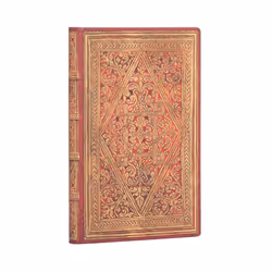 Paperblanks Golden Pathway bloc-notes 176 feuilles Rouge