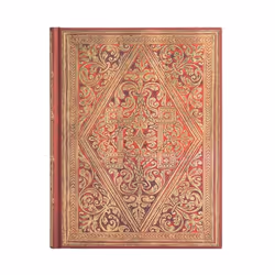 Paperblanks Golden Pathway, Motif, Rouge, 144 feuilles, 120 g/m², Couverture rigide, Adulte