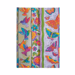 Paperblanks Hummingbirds &amp; Flutterbyes, Image, Multicolore, 176 feuilles, 85 g/m², Couverture rigide, Adulte