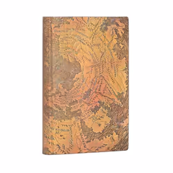 Paperblanks Hunt-Lenox-Globus bloc-notes 208 feuilles Marron