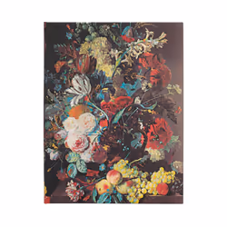 Paperblanks Van Huysum, 144 pages, Couverture rigide, Multicolore, Couture Smyth, 120 g/m², Elastique