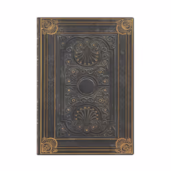 Paperblanks Nocturnelle, Motif, Noir, 176 feuilles, 100 g/m², Papier ligné, Couverture souple
