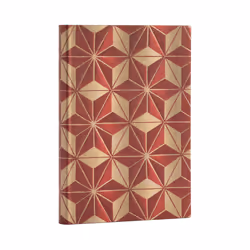 Paperblanks Hishi bloc-notes 176 feuilles Multicolore, Rouge