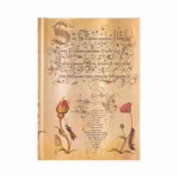 Paperblanks PB8122-7, Image, Jaune, 144 feuilles, 120 g/m², Papier ligné, Couverture rigide