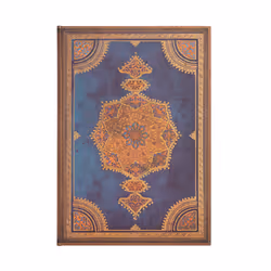 Paperblanks Safavide Indigo, Motif, Bleu, 128 feuilles, 120 g/m², Couverture rigide, Universel