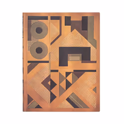 Paperblanks Moutarde, Motif, Orange, 176 feuilles, 100 g/m², Papier ligné, Couverture souple