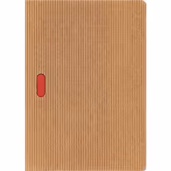 Paper-Oh Cahiers, Monochromatique, Naturel, A4, 80 feuilles, Papier ligné, Couverture souple