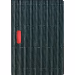 Paper-Oh Cahiers, Monochromatique, Noir, A5, 80 feuilles, Couverture souple, Adulte