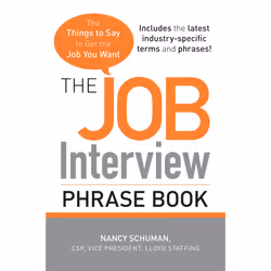 ISBN The Job Interview Phrase Book, Anglais, Livre de poche, 256 pages
