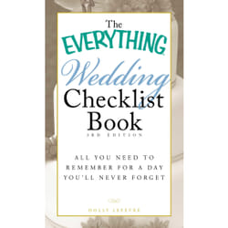 ISBN The Everything Wedding Checklist Book Livre de poche