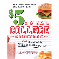 ISBN $5 a Meal College Cookbook, Anglais, Livre de poche, 224 pages