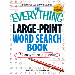 ISBN The Everything Large-Print Word Search Book, Anglais, Livre de poche, 352 pages
