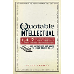 ISBN The Quotable Intellectual Livre de poche